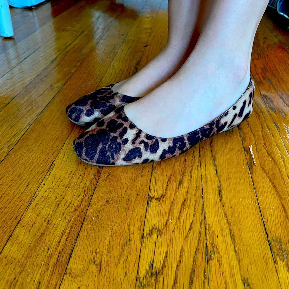 Leopard Print Steve Madden Flats Wmns 9